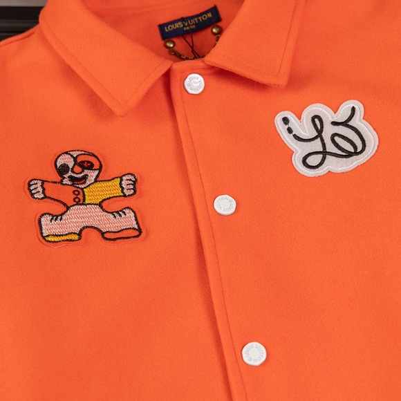 Louis Vuitton Orange Baseball Jacket - Picture 9 of 14